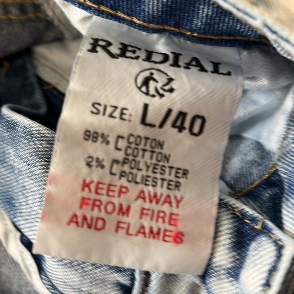 Redial 80s highwaisted peg leg jean stonewashed - Picture 15 of 16